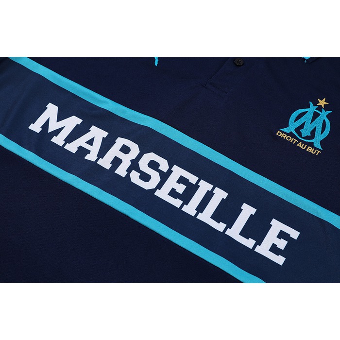 Camiseta Polo del Olympique Marsella 22-23 Azul Marino - Haga un click en la imagen para cerrar